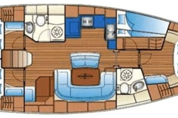 Bavaria 46 Cruiser JJ - layout interno