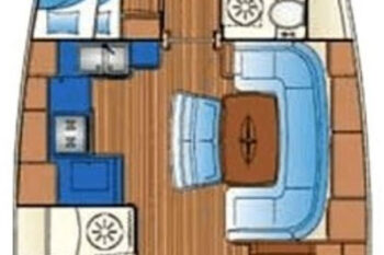 Bavaria 46 Cruiser JJ - layout interno